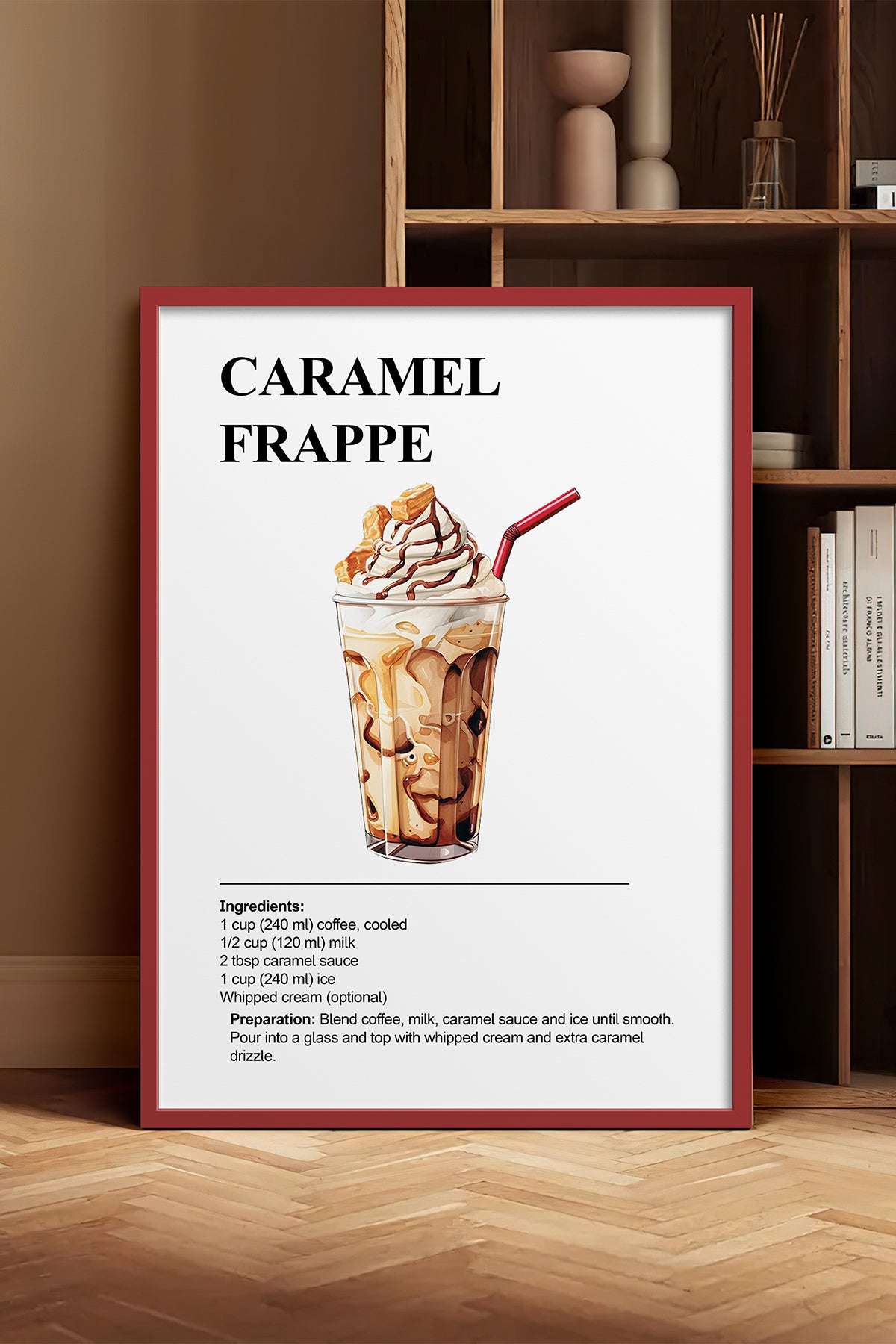 HOMEPACK Ahşap Çerçeveli Tablo Çerçeveli Poster Sanatsal Modern Duvar Dekoru TK-1303