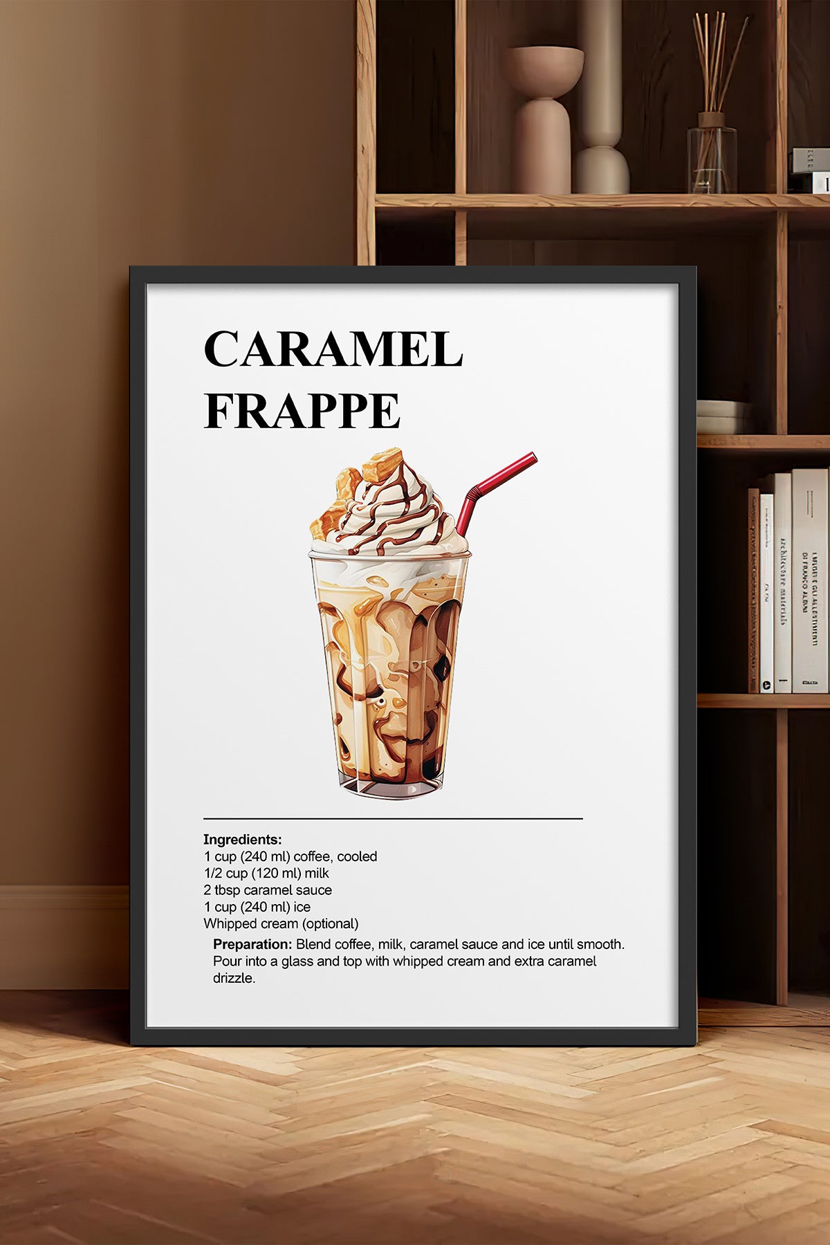HOMEPACK Ahşap Çerçeveli Tablo Çerçeveli Poster Sanatsal Modern Duvar Dekoru TK-1303