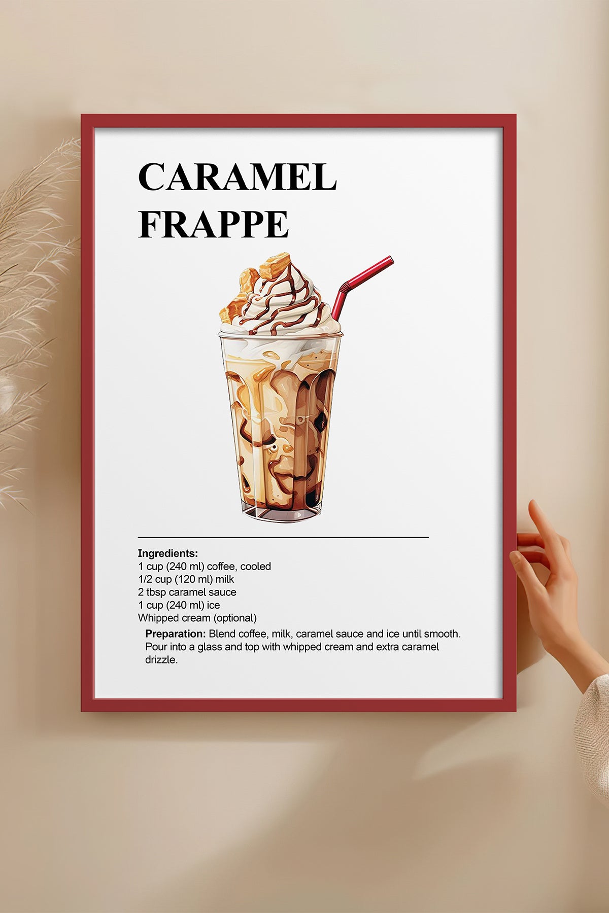 HOMEPACK Ahşap Çerçeveli Tablo Çerçeveli Poster Sanatsal Modern Duvar Dekoru TK-1303