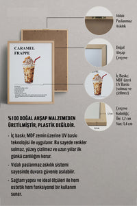 HOMEPACK Ahşap Çerçeveli Tablo Çerçeveli Poster Sanatsal Modern Duvar Dekoru TK-1303