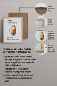 HOMEPACK Ahşap Çerçeveli Tablo Çerçeveli Poster Sanatsal Modern Duvar Dekoru TK-1306