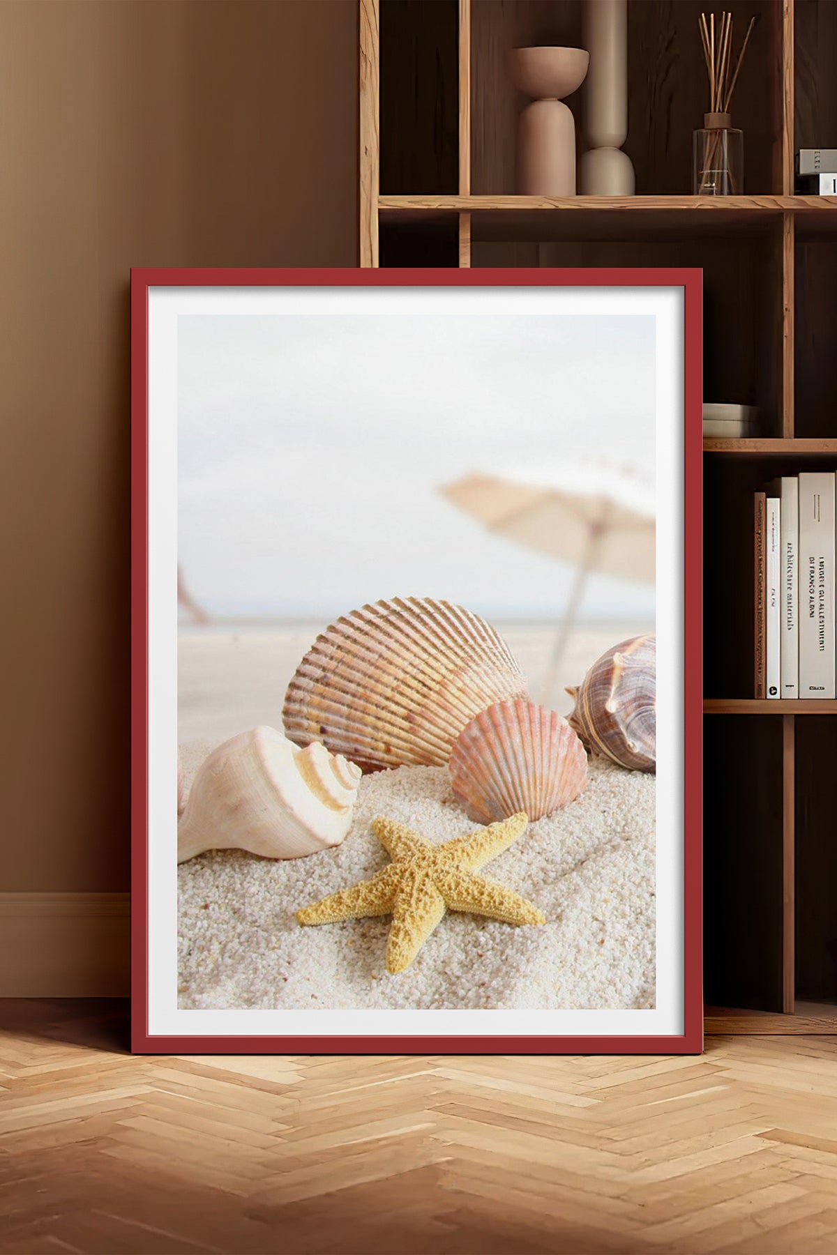 HOMEPACK Ahşap Çerçeveli Tablo Çerçeveli Poster Sanatsal Modern Duvar Dekoru TK-1325