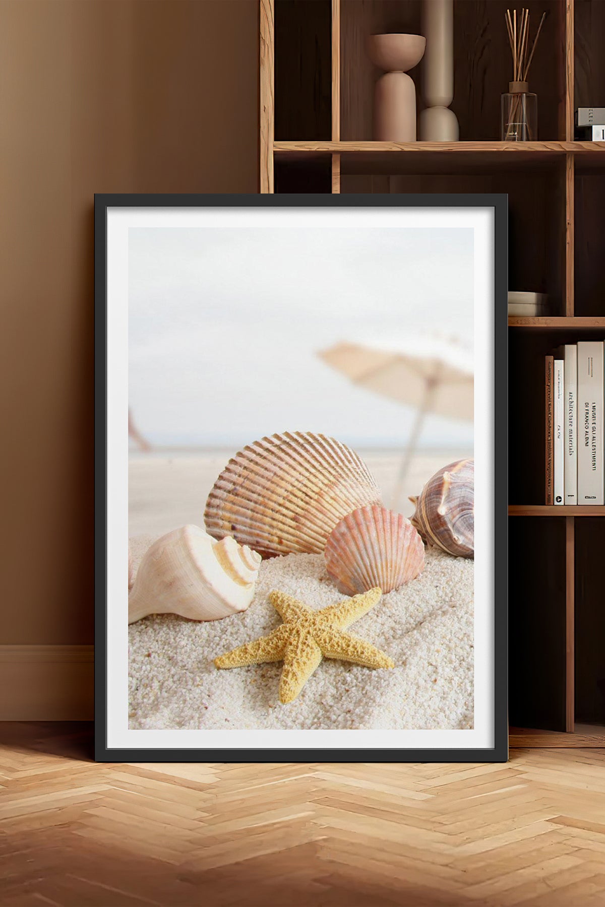 HOMEPACK Ahşap Çerçeveli Tablo Çerçeveli Poster Sanatsal Modern Duvar Dekoru TK-1325