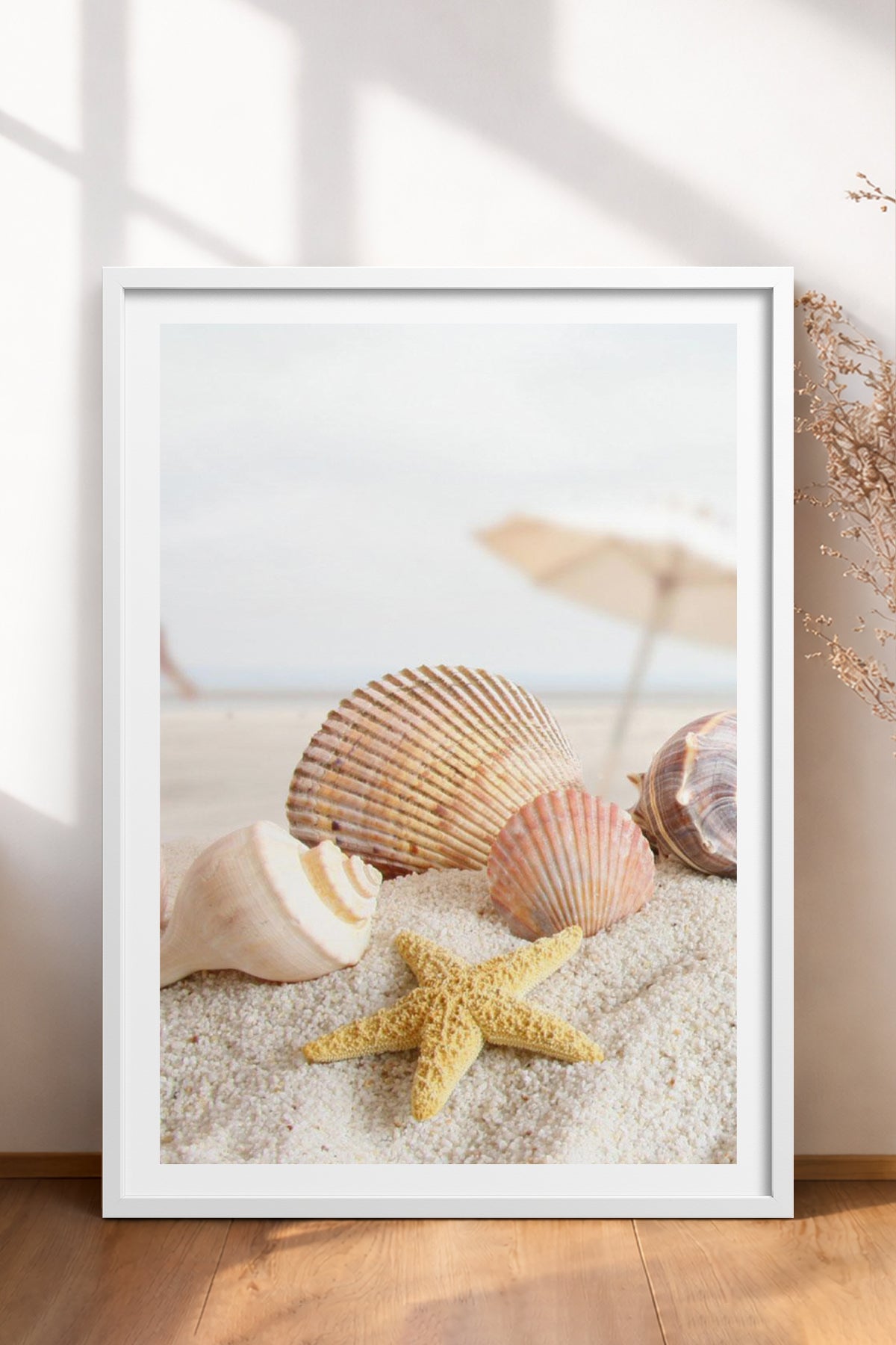 HOMEPACK Ahşap Çerçeveli Tablo Çerçeveli Poster Sanatsal Modern Duvar Dekoru TK-1325