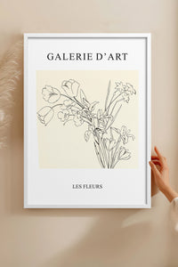 HOMEPACK Ahşap Çerçeveli Tablo Çerçeveli Poster Sanatsal Modern Duvar Dekoru TK-1389