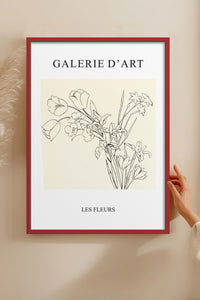 HOMEPACK Ahşap Çerçeveli Tablo Çerçeveli Poster Sanatsal Modern Duvar Dekoru TK-1389
