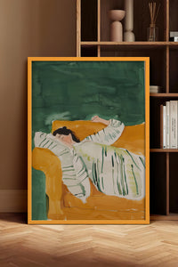 HOMEPACK Ahşap Çerçeveli Tablo Çerçeveli Poster Sanatsal Modern Duvar Dekoru TK-1390