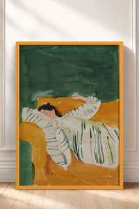 HOMEPACK Ahşap Çerçeveli Tablo Çerçeveli Poster Sanatsal Modern Duvar Dekoru TK-1390