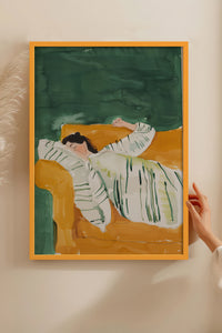 HOMEPACK Ahşap Çerçeveli Tablo Çerçeveli Poster Sanatsal Modern Duvar Dekoru TK-1390