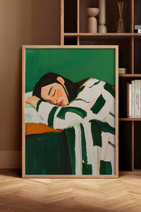 HOMEPACK Ahşap Çerçeveli Tablo Çerçeveli Poster Sanatsal Modern Duvar Dekoru TK-1392