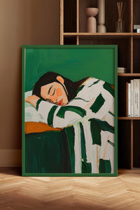 HOMEPACK Ahşap Çerçeveli Tablo Çerçeveli Poster Sanatsal Modern Duvar Dekoru TK-1392
