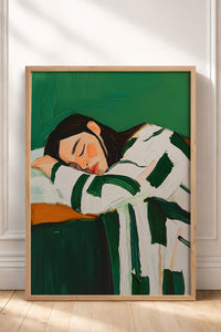 HOMEPACK Ahşap Çerçeveli Tablo Çerçeveli Poster Sanatsal Modern Duvar Dekoru TK-1392
