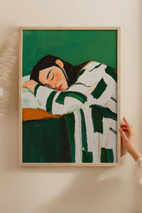 HOMEPACK Ahşap Çerçeveli Tablo Çerçeveli Poster Sanatsal Modern Duvar Dekoru TK-1392