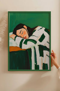 HOMEPACK Ahşap Çerçeveli Tablo Çerçeveli Poster Sanatsal Modern Duvar Dekoru TK-1392