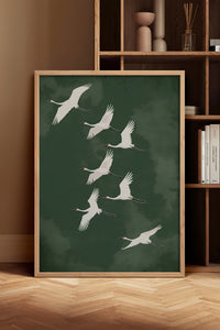 HOMEPACK Ahşap Çerçeveli Tablo Çerçeveli Poster Sanatsal Modern Duvar Dekoru TK-1396