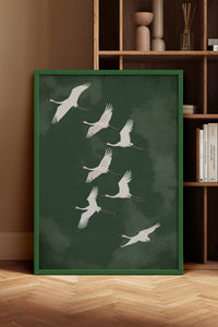 HOMEPACK Ahşap Çerçeveli Tablo Çerçeveli Poster Sanatsal Modern Duvar Dekoru TK-1396