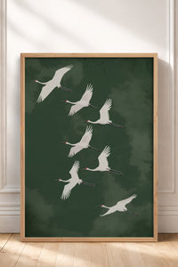 HOMEPACK Ahşap Çerçeveli Tablo Çerçeveli Poster Sanatsal Modern Duvar Dekoru TK-1396