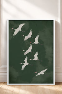 HOMEPACK Ahşap Çerçeveli Tablo Çerçeveli Poster Sanatsal Modern Duvar Dekoru TK-1396