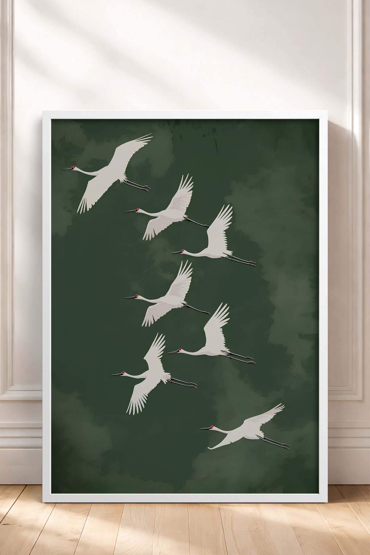 HOMEPACK Ahşap Çerçeveli Tablo Çerçeveli Poster Sanatsal Modern Duvar Dekoru TK-1396