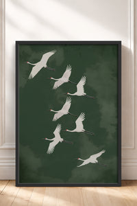 HOMEPACK Ahşap Çerçeveli Tablo Çerçeveli Poster Sanatsal Modern Duvar Dekoru TK-1396