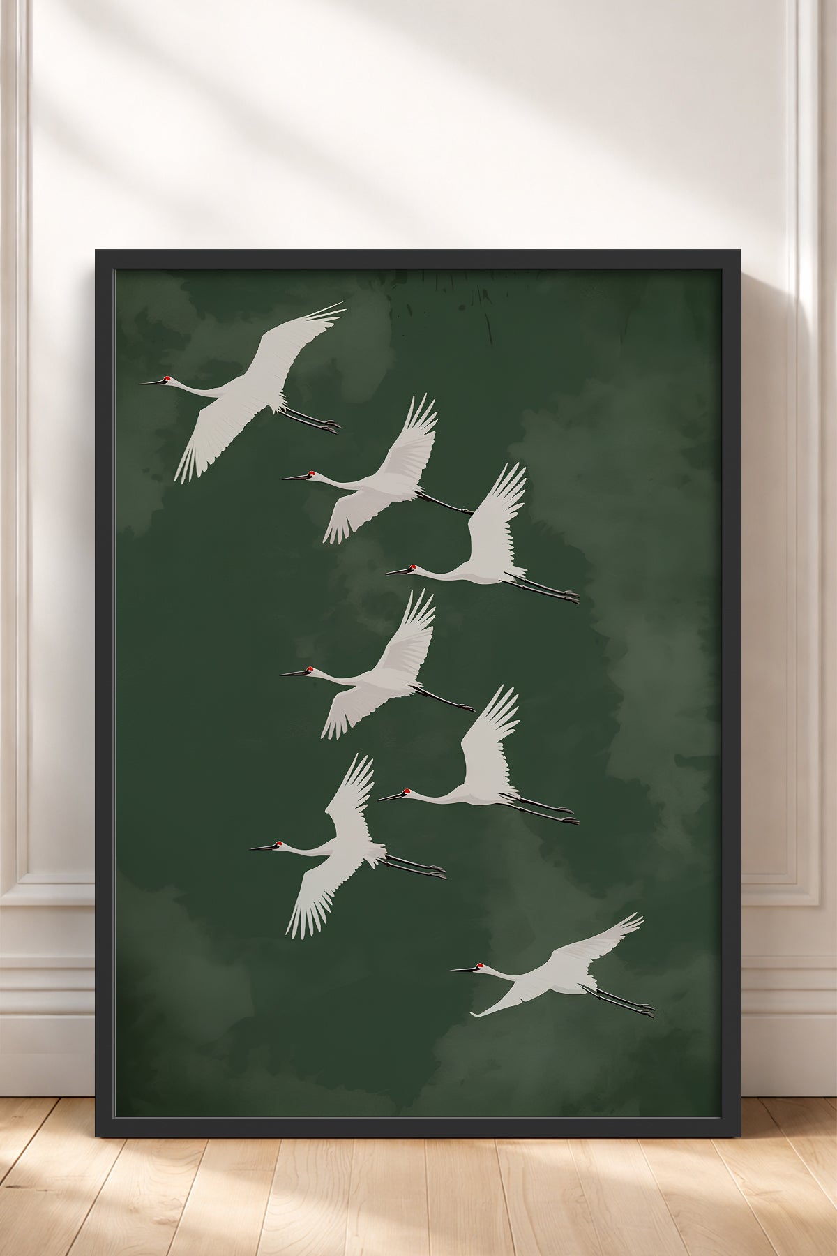 HOMEPACK Ahşap Çerçeveli Tablo Çerçeveli Poster Sanatsal Modern Duvar Dekoru TK-1396
