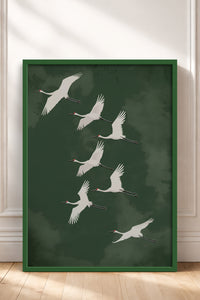 HOMEPACK Ahşap Çerçeveli Tablo Çerçeveli Poster Sanatsal Modern Duvar Dekoru TK-1396