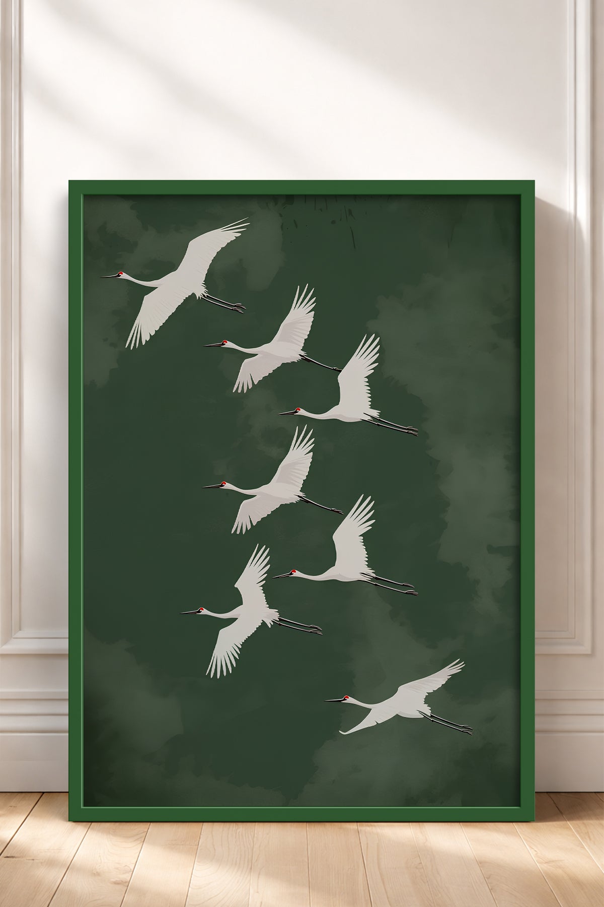 HOMEPACK Ahşap Çerçeveli Tablo Çerçeveli Poster Sanatsal Modern Duvar Dekoru TK-1396