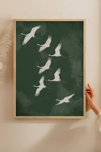 HOMEPACK Ahşap Çerçeveli Tablo Çerçeveli Poster Sanatsal Modern Duvar Dekoru TK-1396