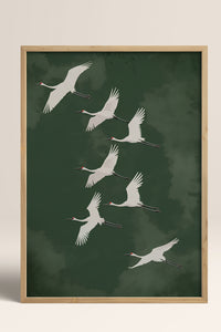 HOMEPACK Ahşap Çerçeveli Tablo Çerçeveli Poster Sanatsal Modern Duvar Dekoru TK-1396