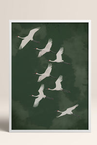 HOMEPACK Ahşap Çerçeveli Tablo Çerçeveli Poster Sanatsal Modern Duvar Dekoru TK-1396