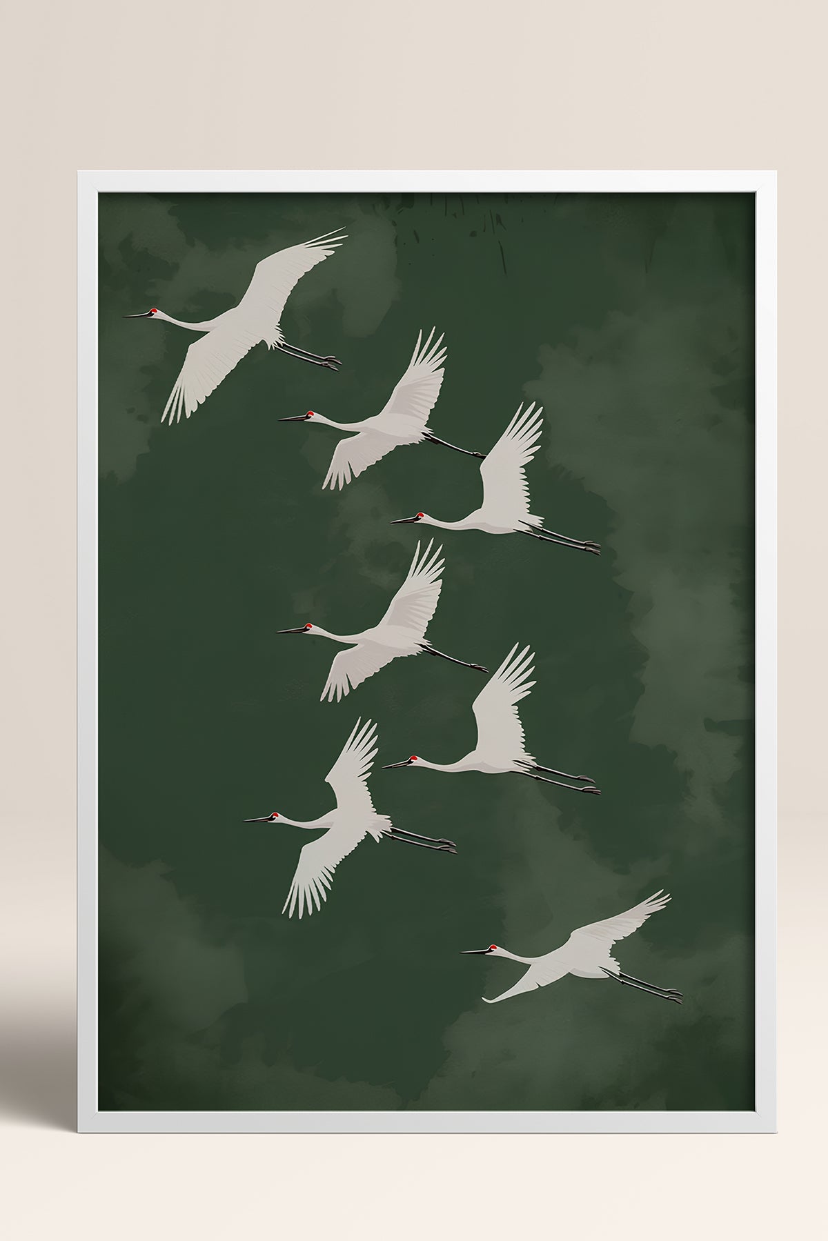 HOMEPACK Ahşap Çerçeveli Tablo Çerçeveli Poster Sanatsal Modern Duvar Dekoru TK-1396