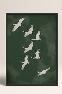 HOMEPACK Ahşap Çerçeveli Tablo Çerçeveli Poster Sanatsal Modern Duvar Dekoru TK-1396