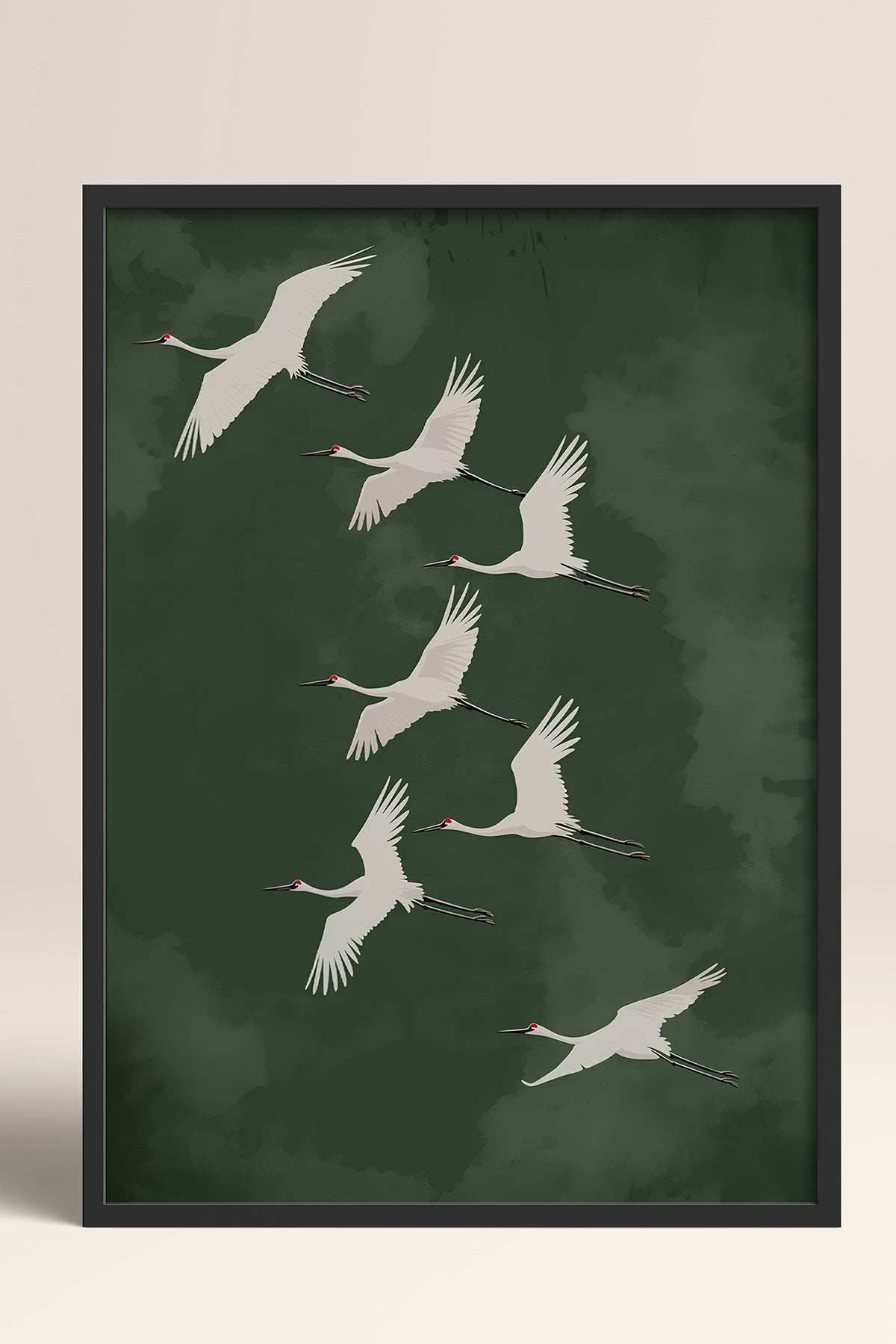 HOMEPACK Ahşap Çerçeveli Tablo Çerçeveli Poster Sanatsal Modern Duvar Dekoru TK-1396
