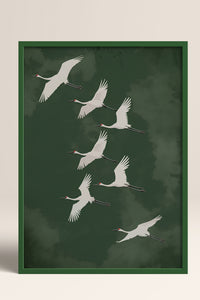 HOMEPACK Ahşap Çerçeveli Tablo Çerçeveli Poster Sanatsal Modern Duvar Dekoru TK-1396