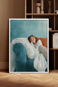 HOMEPACK Ahşap Çerçeveli Tablo Çerçeveli Poster Sanatsal Modern Duvar Dekoru TK-1397