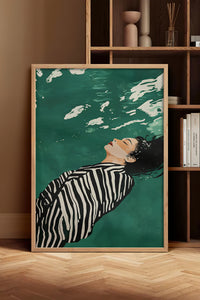 HOMEPACK Ahşap Çerçeveli Tablo Çerçeveli Poster Sanatsal Modern Duvar Dekoru TK-1398