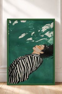HOMEPACK Ahşap Çerçeveli Tablo Çerçeveli Poster Sanatsal Modern Duvar Dekoru TK-1398