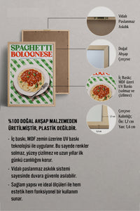 HOMEPACK Ahşap Çerçeveli Tablo Çerçeveli Poster Sanatsal Modern Duvar Dekoru TK-1400