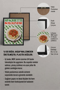 HOMEPACK Ahşap Çerçeveli Tablo Çerçeveli Poster Sanatsal Modern Duvar Dekoru TK-1400