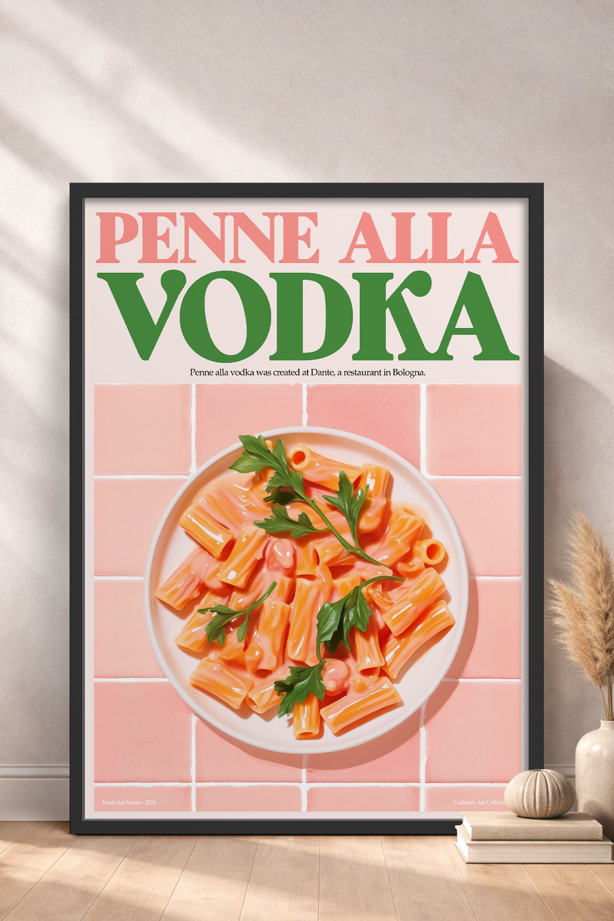 HOMEPACK Ahşap Çerçeveli Tablo Çerçeveli Poster Sanatsal Modern Duvar Dekoru TK-1401