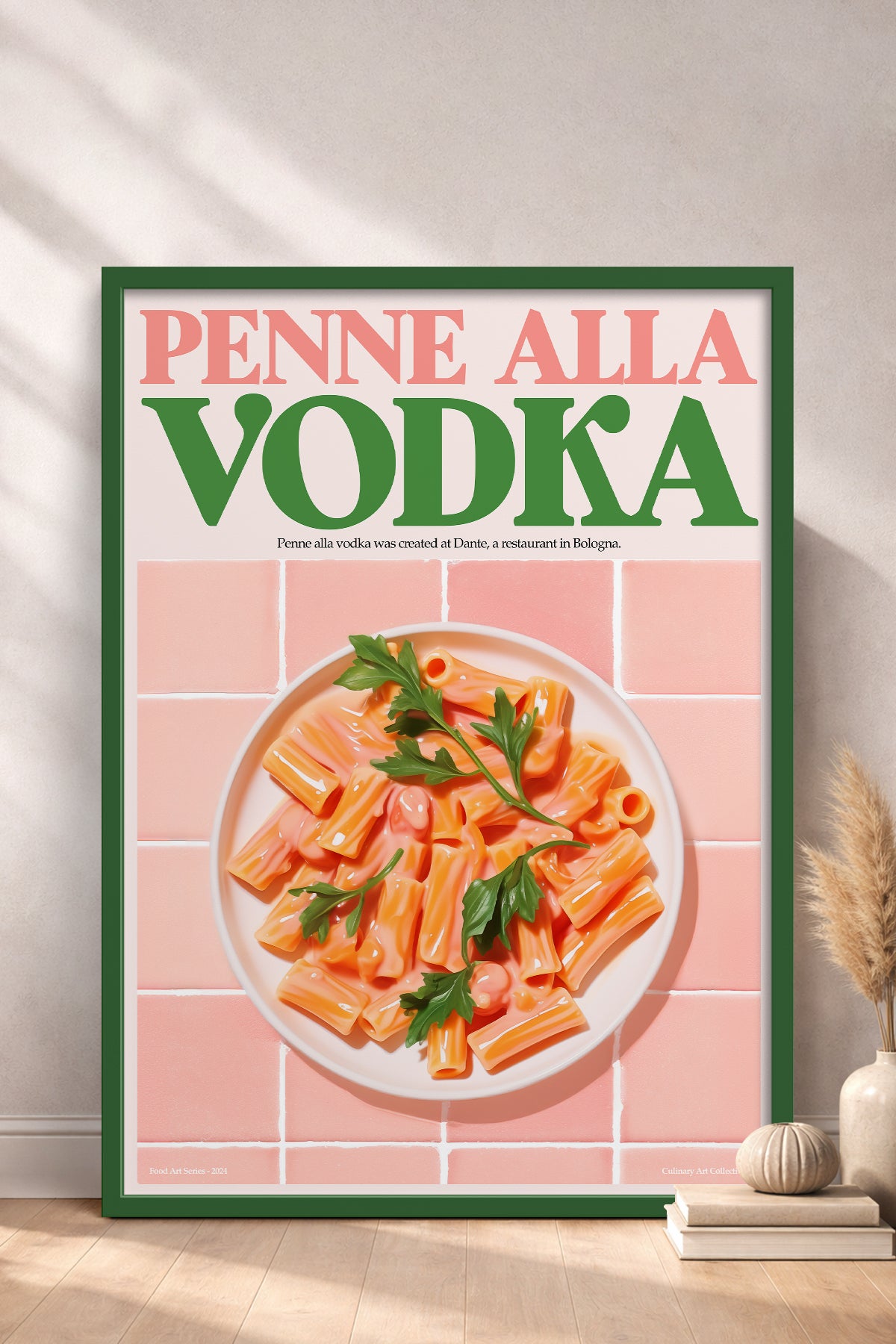 HOMEPACK Ahşap Çerçeveli Tablo Çerçeveli Poster Sanatsal Modern Duvar Dekoru TK-1401