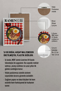 HOMEPACK Ahşap Çerçeveli Tablo Çerçeveli Poster Sanatsal Modern Duvar Dekoru TK-1402