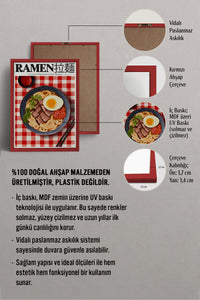 HOMEPACK Ahşap Çerçeveli Tablo Çerçeveli Poster Sanatsal Modern Duvar Dekoru TK-1402