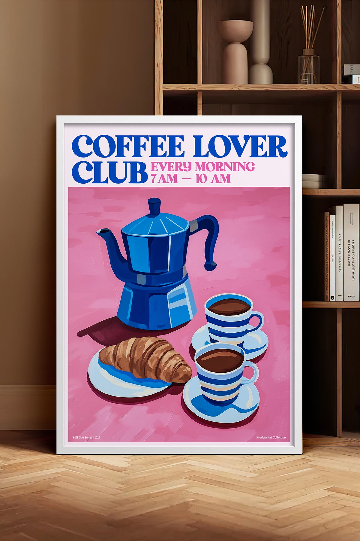 HOMEPACK Ahşap Çerçeveli Tablo Çerçeveli Poster Sanatsal Modern Duvar Dekoru TK-1405
