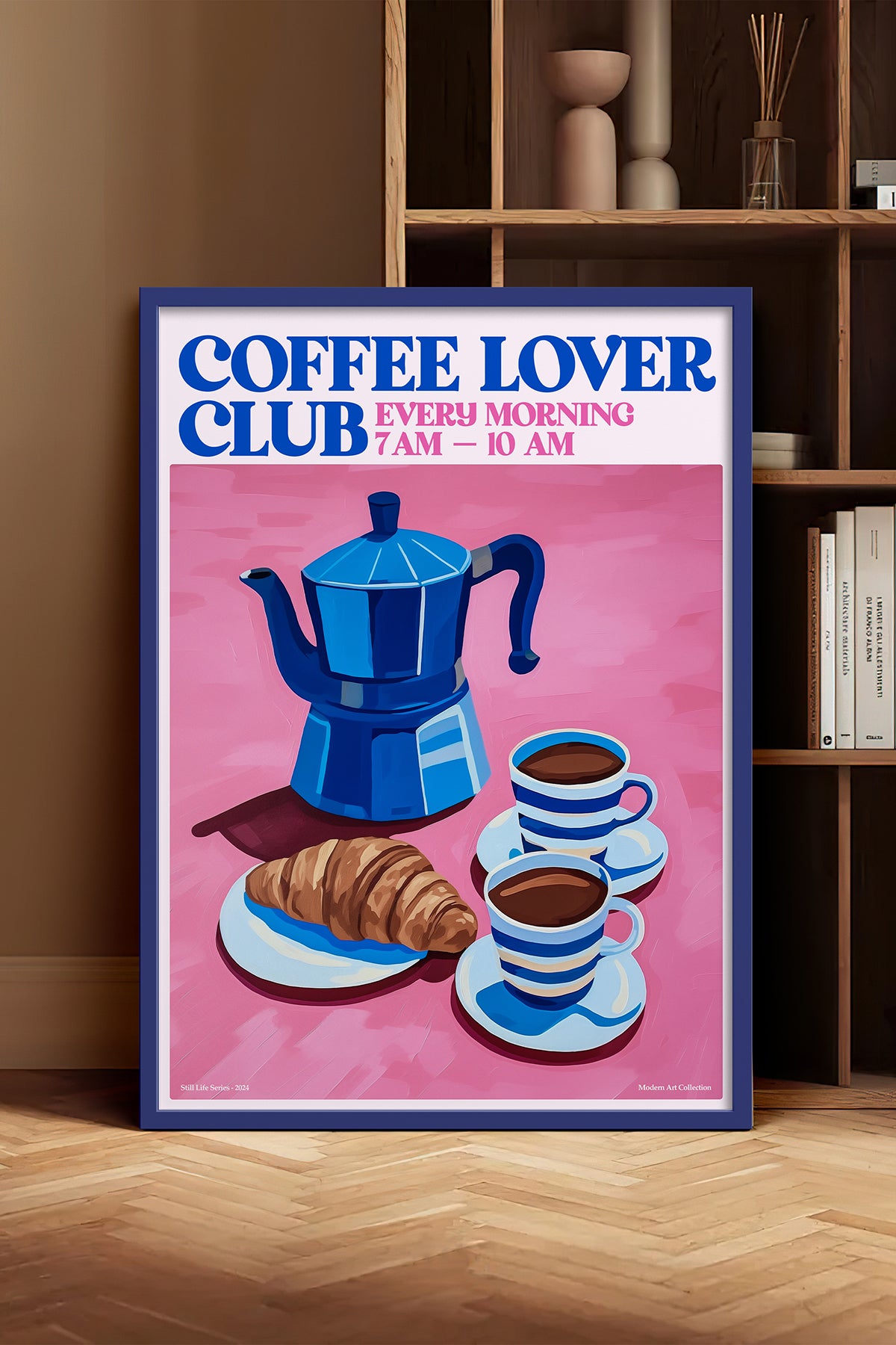 HOMEPACK Ahşap Çerçeveli Tablo Çerçeveli Poster Sanatsal Modern Duvar Dekoru TK-1405