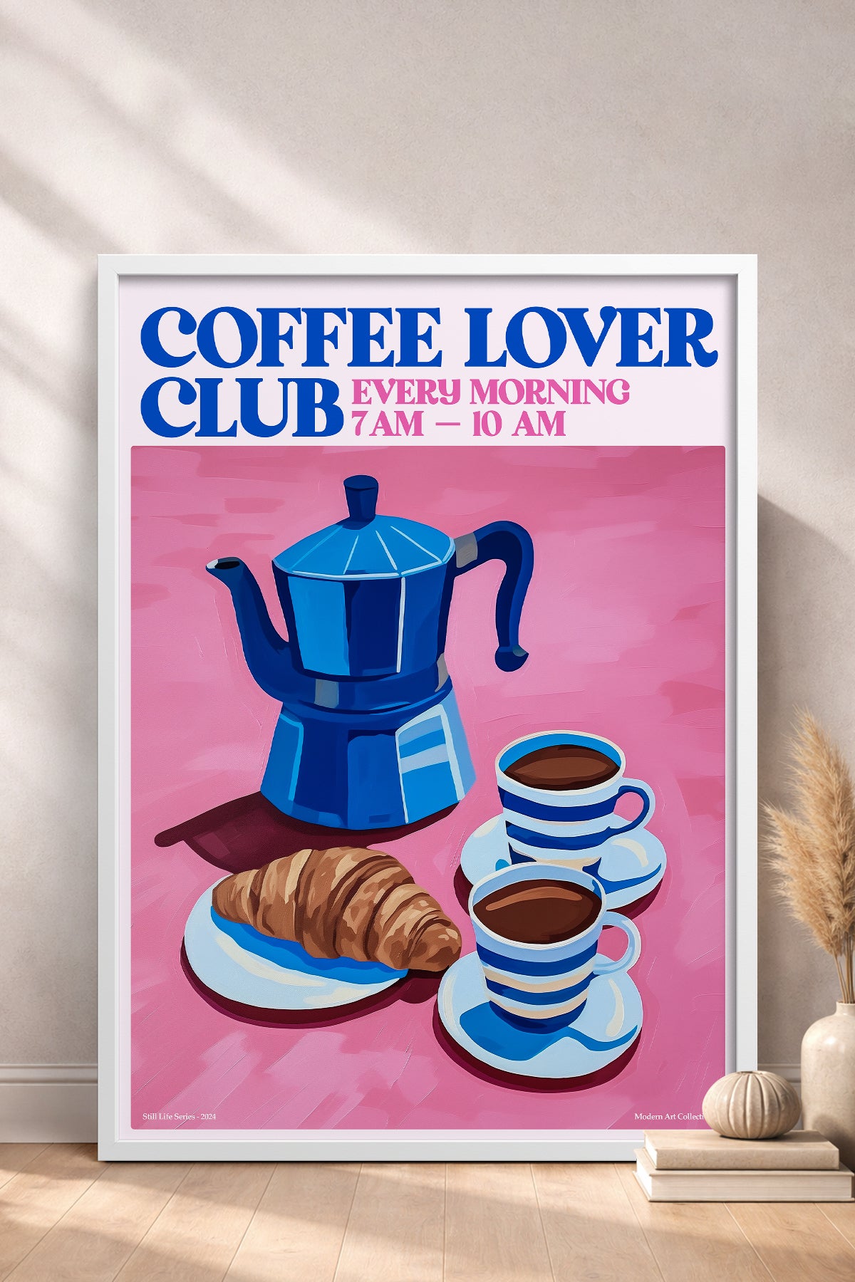 HOMEPACK Ahşap Çerçeveli Tablo Çerçeveli Poster Sanatsal Modern Duvar Dekoru TK-1405