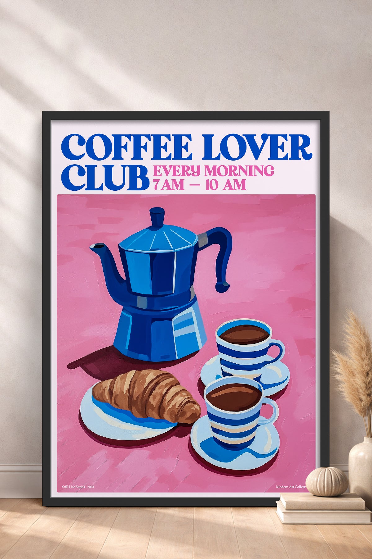HOMEPACK Ahşap Çerçeveli Tablo Çerçeveli Poster Sanatsal Modern Duvar Dekoru TK-1405
