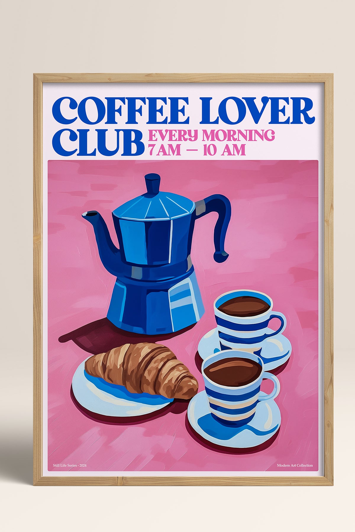 HOMEPACK Ahşap Çerçeveli Tablo Çerçeveli Poster Sanatsal Modern Duvar Dekoru TK-1405