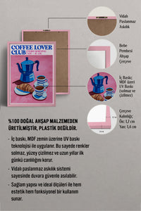 HOMEPACK Ahşap Çerçeveli Tablo Çerçeveli Poster Sanatsal Modern Duvar Dekoru TK-1405