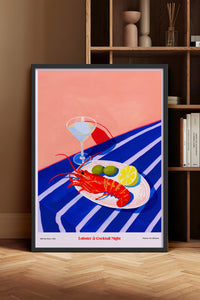 HOMEPACK Ahşap Çerçeveli Tablo Çerçeveli Poster Sanatsal Modern Duvar Dekoru TK-1408